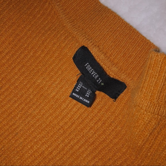 Mustard Knit Sweater | 3X Cute Plus Size Fashion - Picture 3 of 3